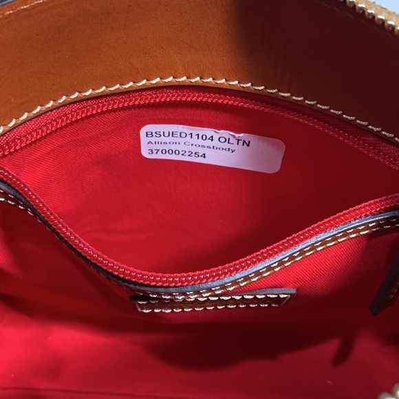 Dooney & Bourke Suede Allison Crossbody in Olive - Picture 11 of 16